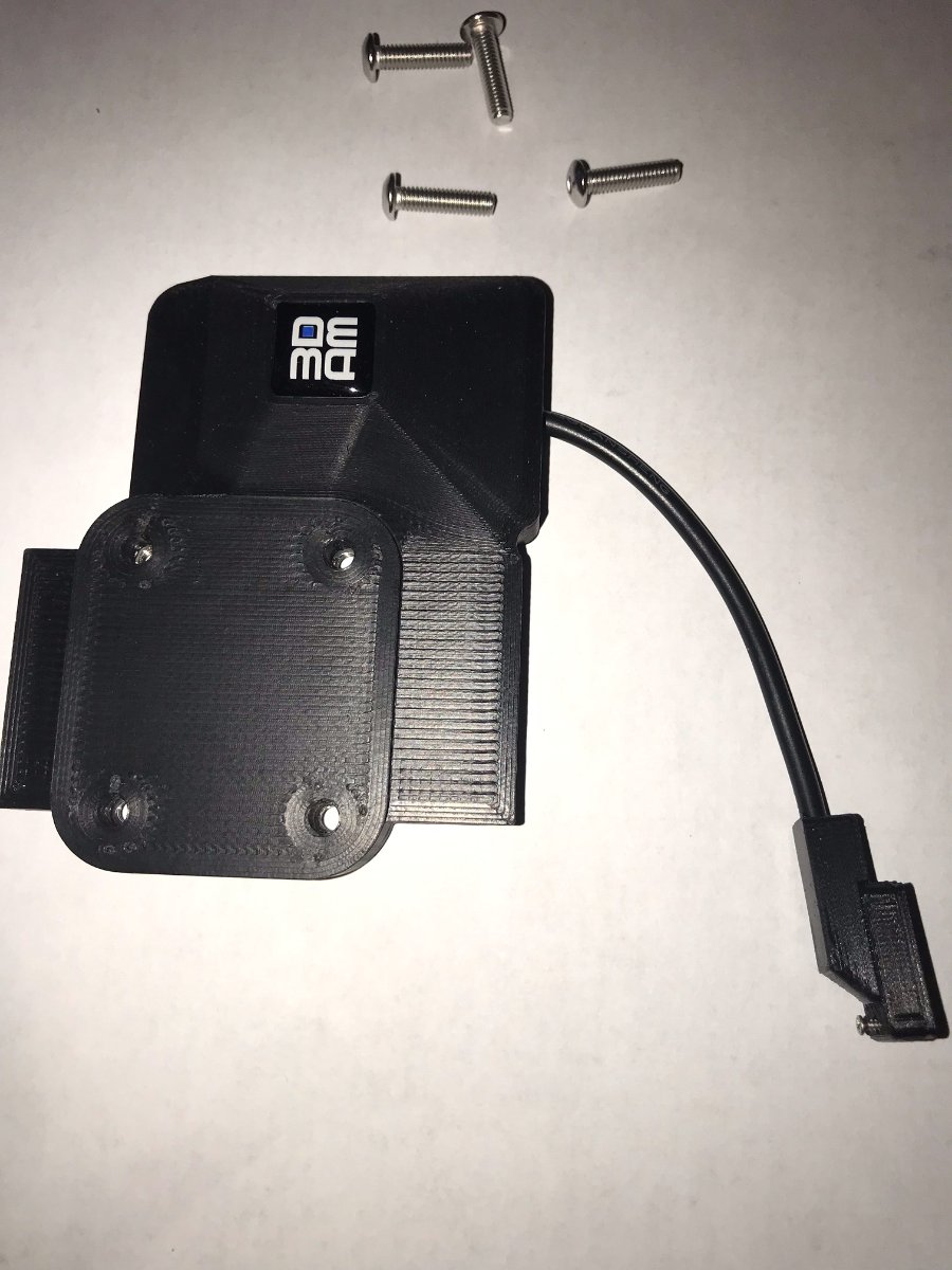 Directly from 3D Motorrad website clearly showing square plate as part of the &quot;e-NAV XT RT&quot; product