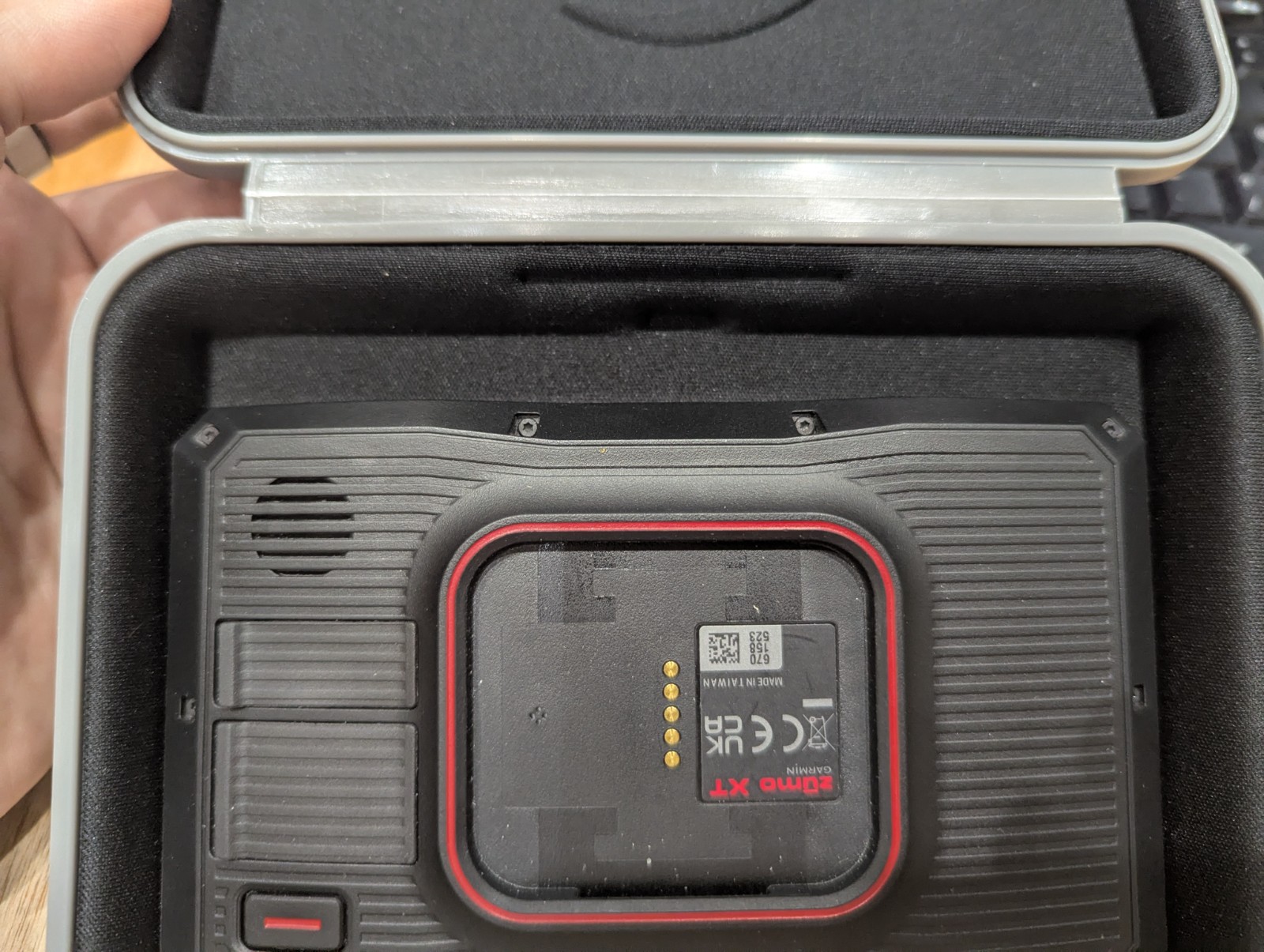 Top gap is about 1cm maybe ideal for a cable
